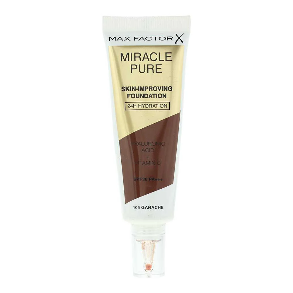 Max Factor Miracle Pure 105 Ganache Foundation 30ml for Women