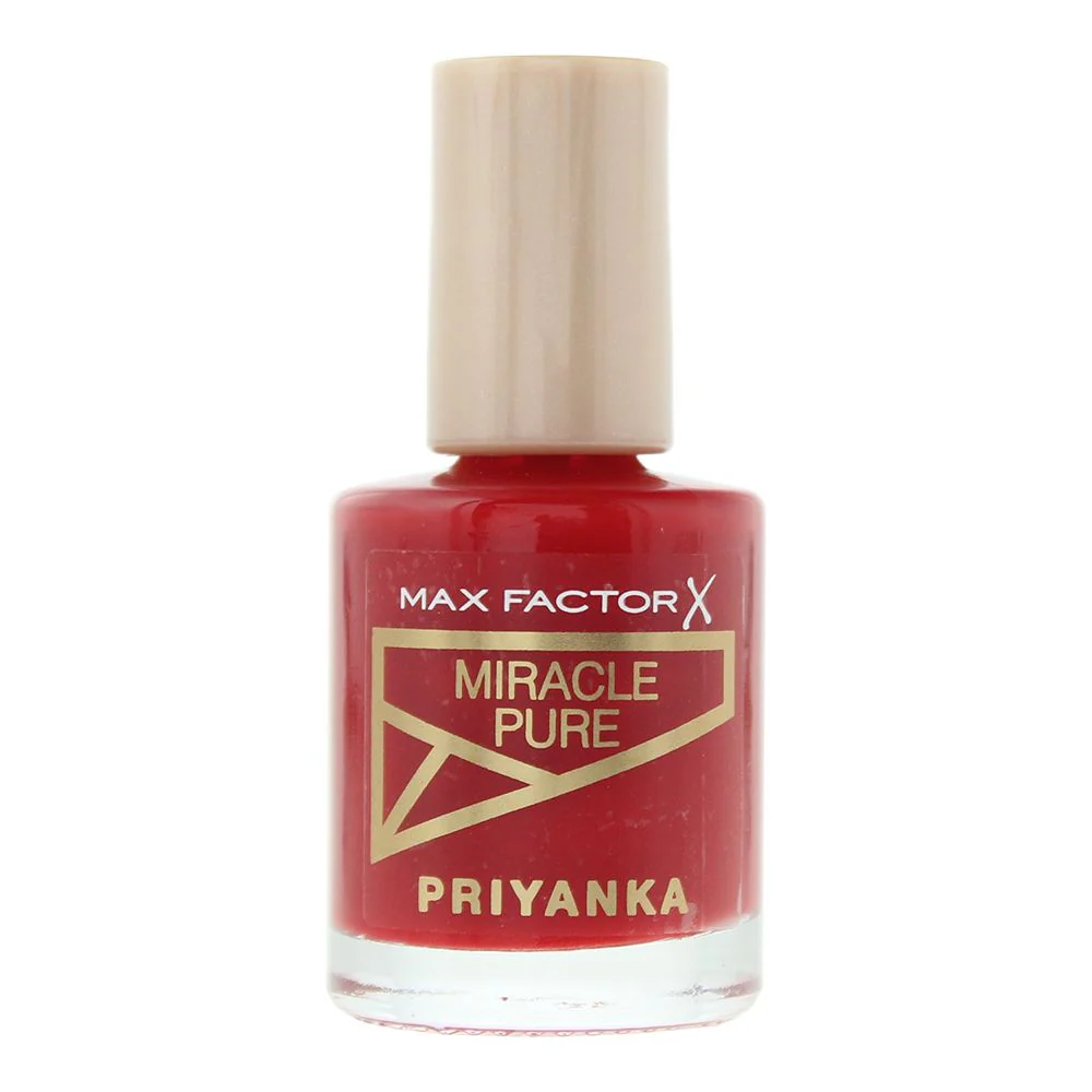 Max Factor Miracle Pure Priyanka 360 Daring Cherry Nail Polish 12ml For Women