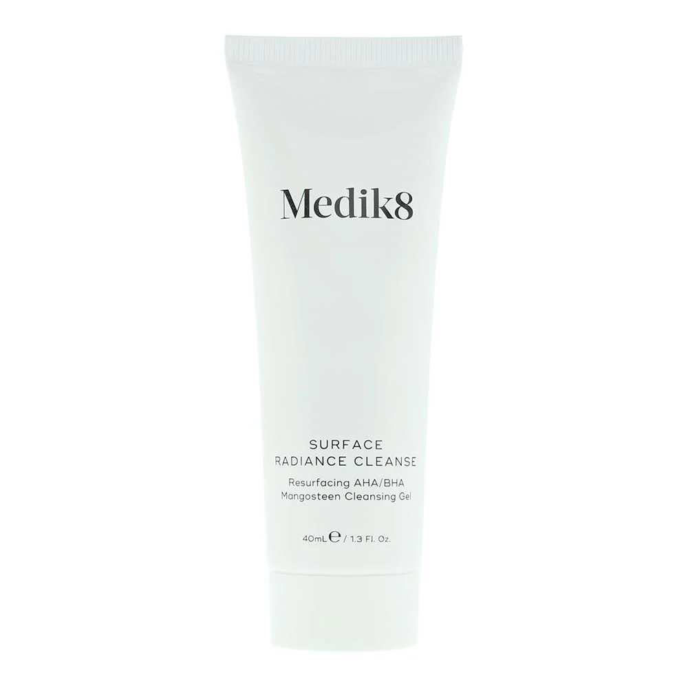 Medik8 Surface Radiance Aha/Bha Cleansing Gel 40ml Travel Size For Women