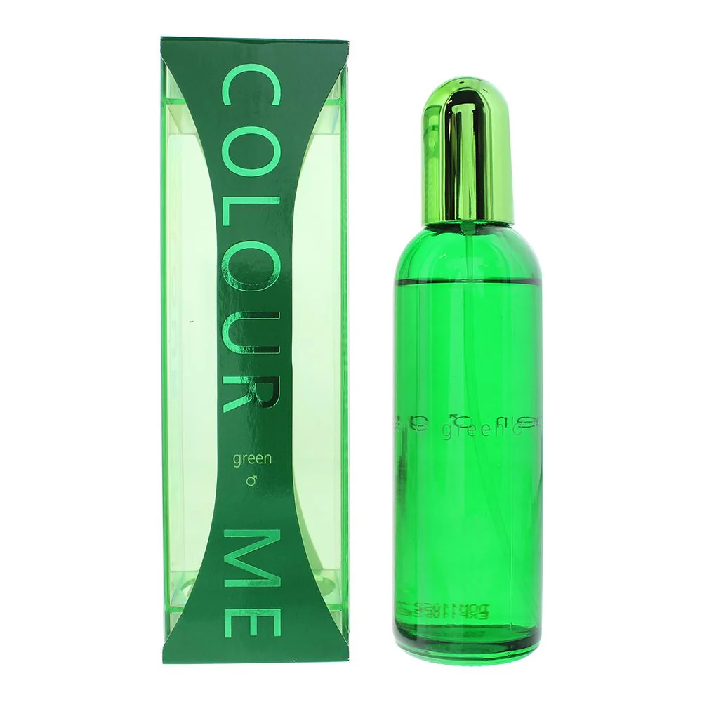 Milton Lloyd Colour Me Homme Green EDP 90ml Spray For Men Him Brand NEW