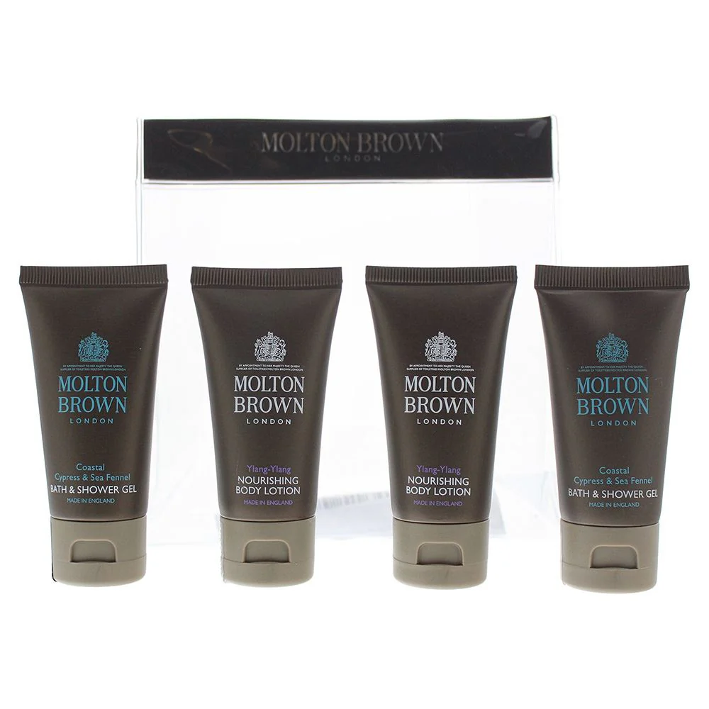 Molton Brown 4 Pcs Gift Set(Coastal Cypress Sea Fennel BW 30ml  Ylang BL 30ml)