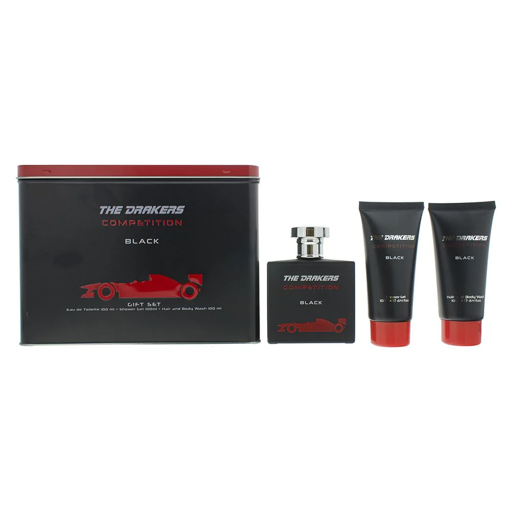 Mondo Tv Drakers Black EDT 100ml - Shower Gel 100ml - Hair & Body Wash 100ml Men