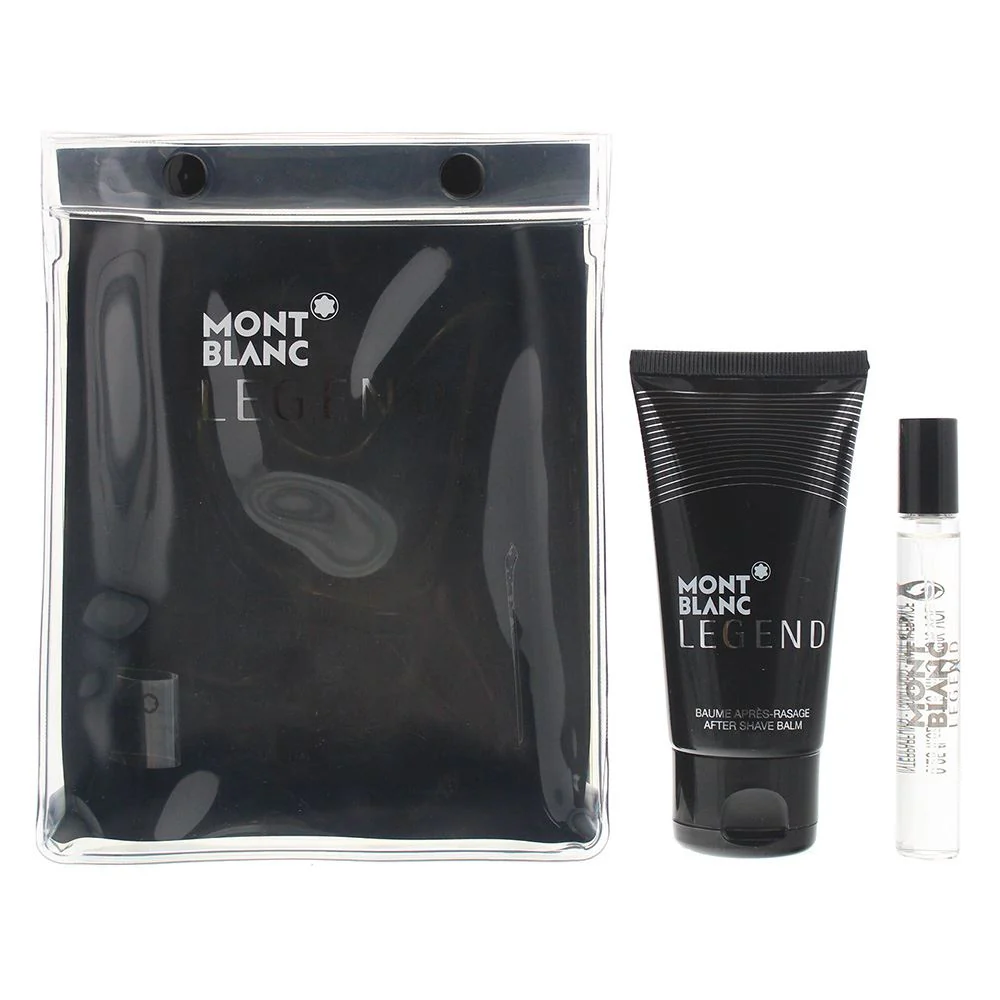 Montblanc Legend 2 Piece Set: EDT 7.5ml - Aftershave Balm 50ml For Men Perfume