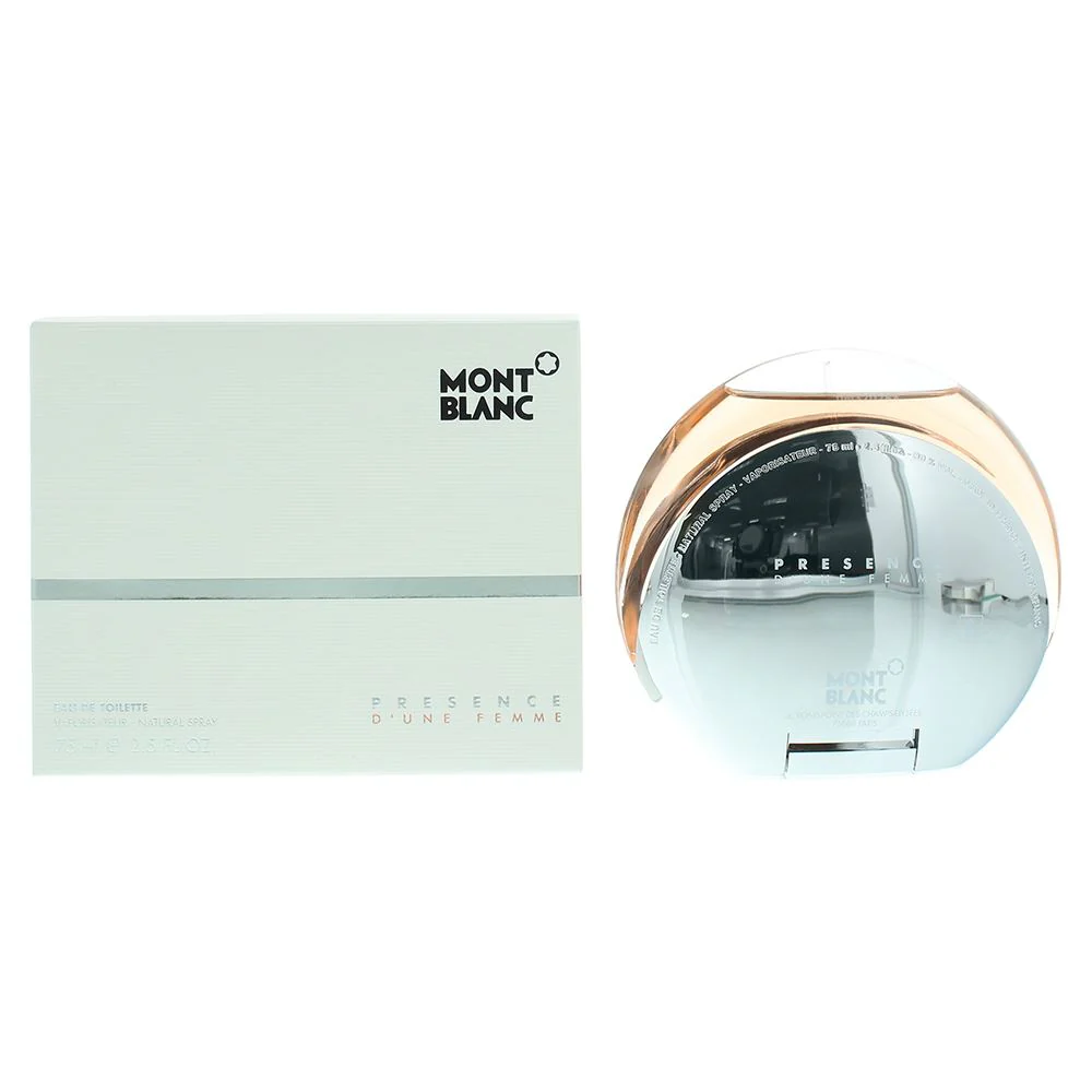 Montblanc Presence D'une Femme Eau de Toilette 75ml Women Spray