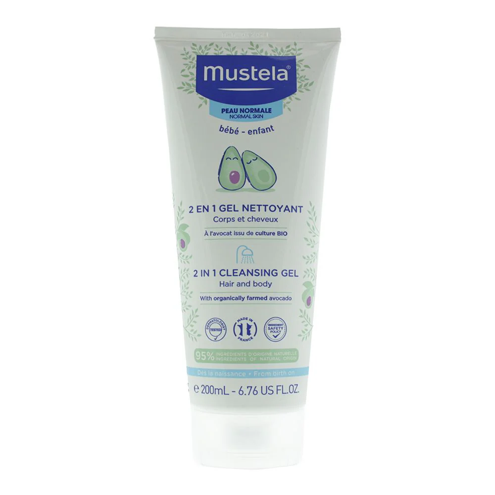 Mustela 2 In 1 Hair Body Cleansing Gel 200ml Kids