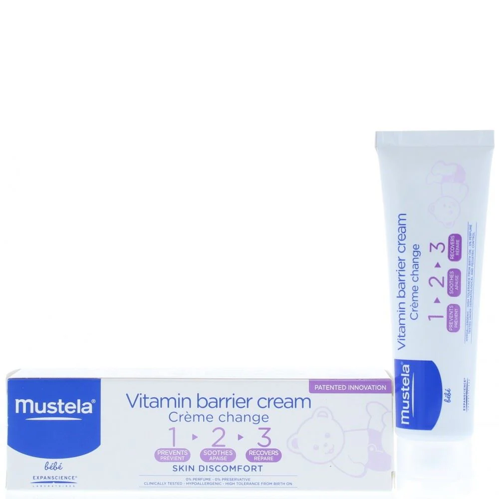 Mustela Vitamin Barrier Cream 123 50ml