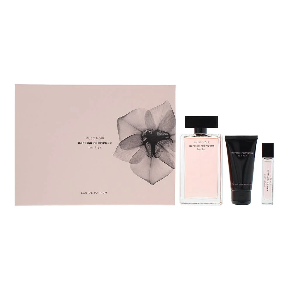 Narciso Rodriguez For Her Musc Noir 3 Piece Gift Set