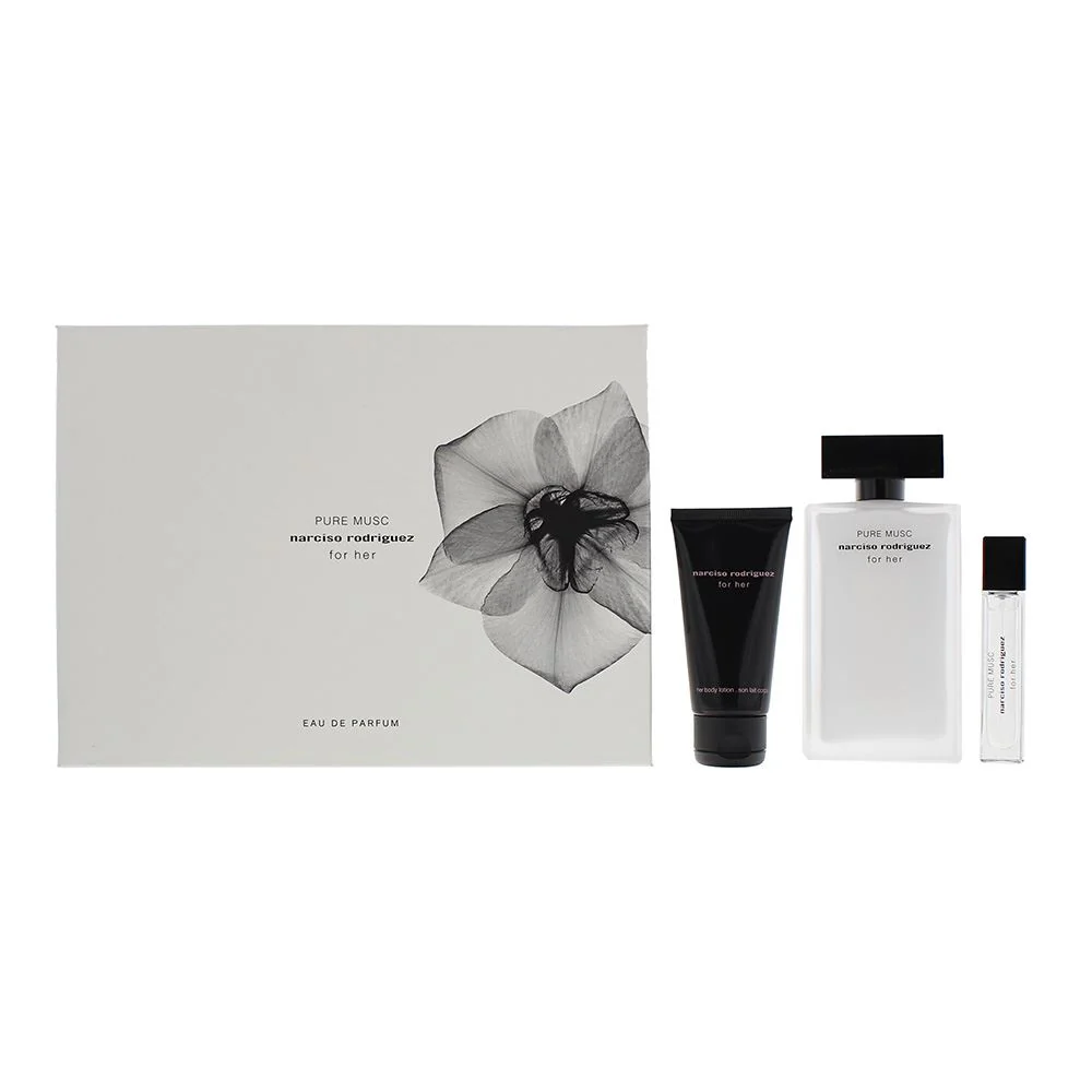 Narciso Rodriguez For Her Pure Musc 3 Piece Gift Set