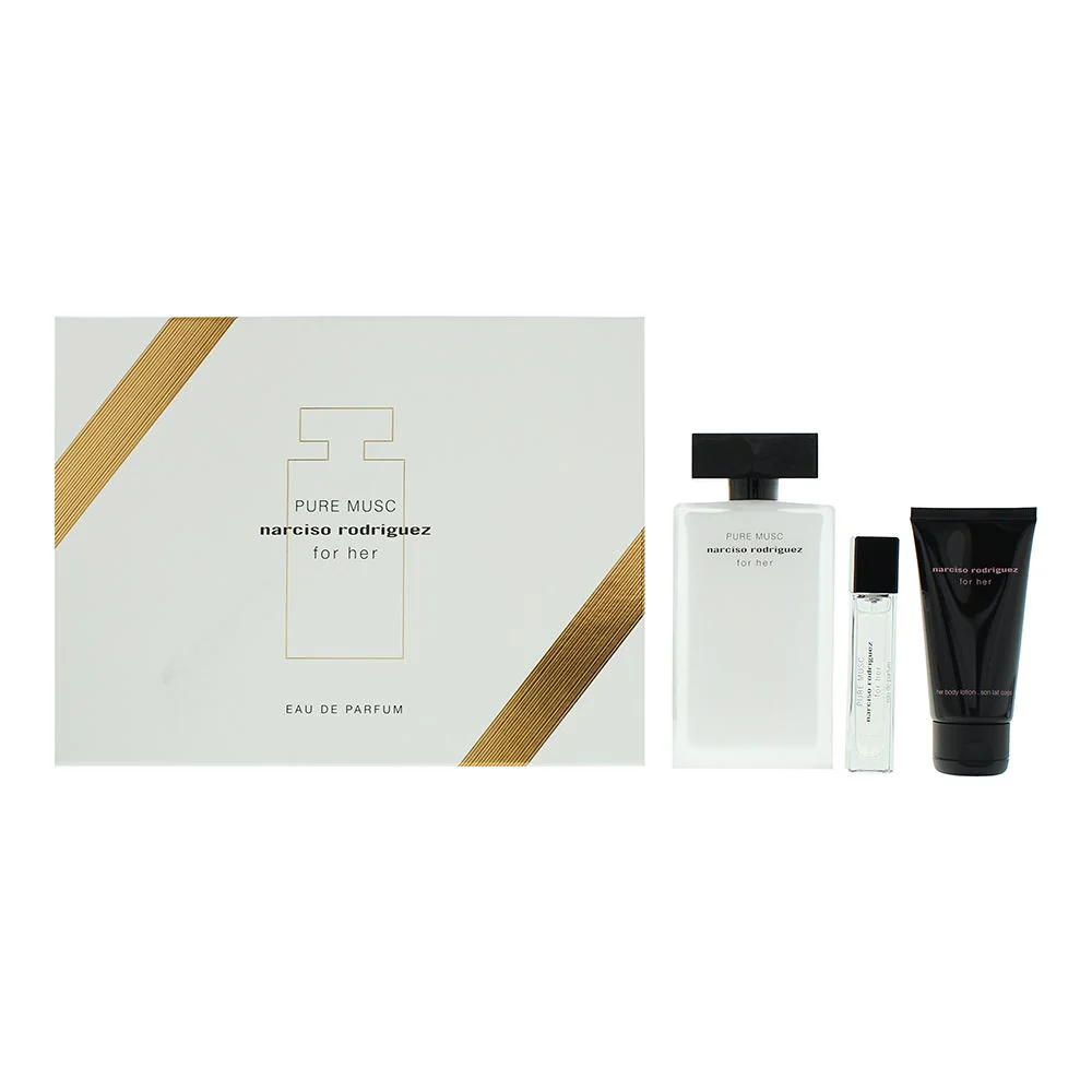 Narciso Rodriguez Pure Musc For Her 3 Piece Gift Set For Women