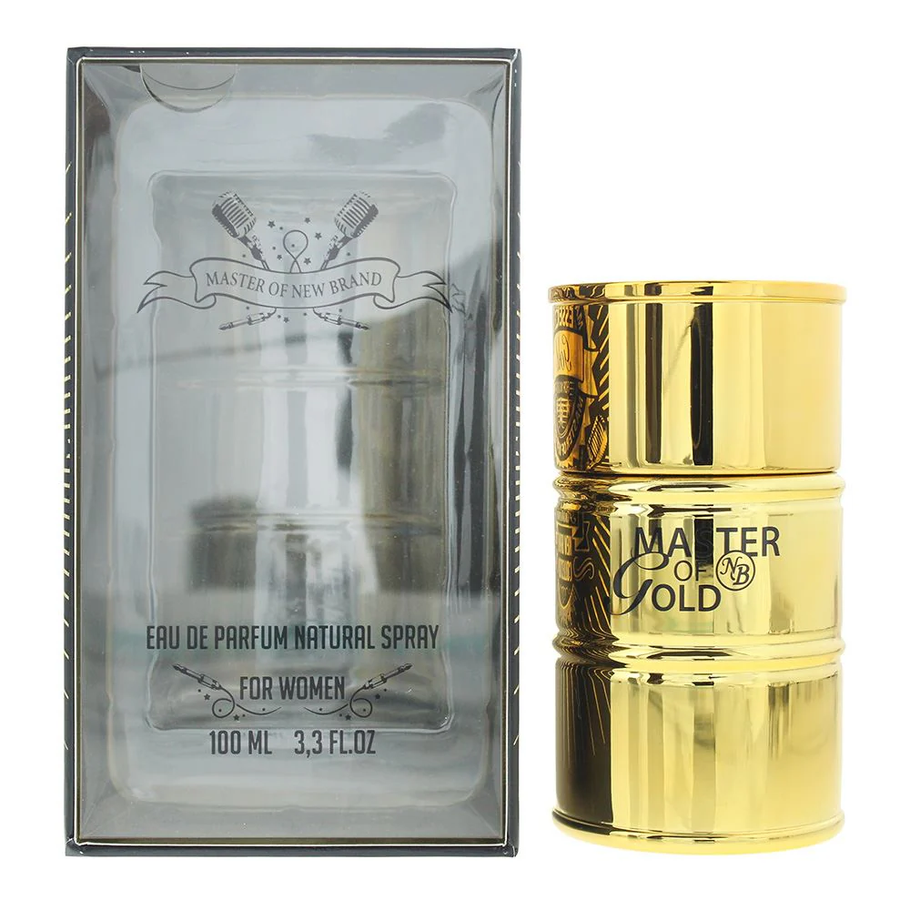 New Brand Master Gold For Women Eau De Parfum 100ml For Women