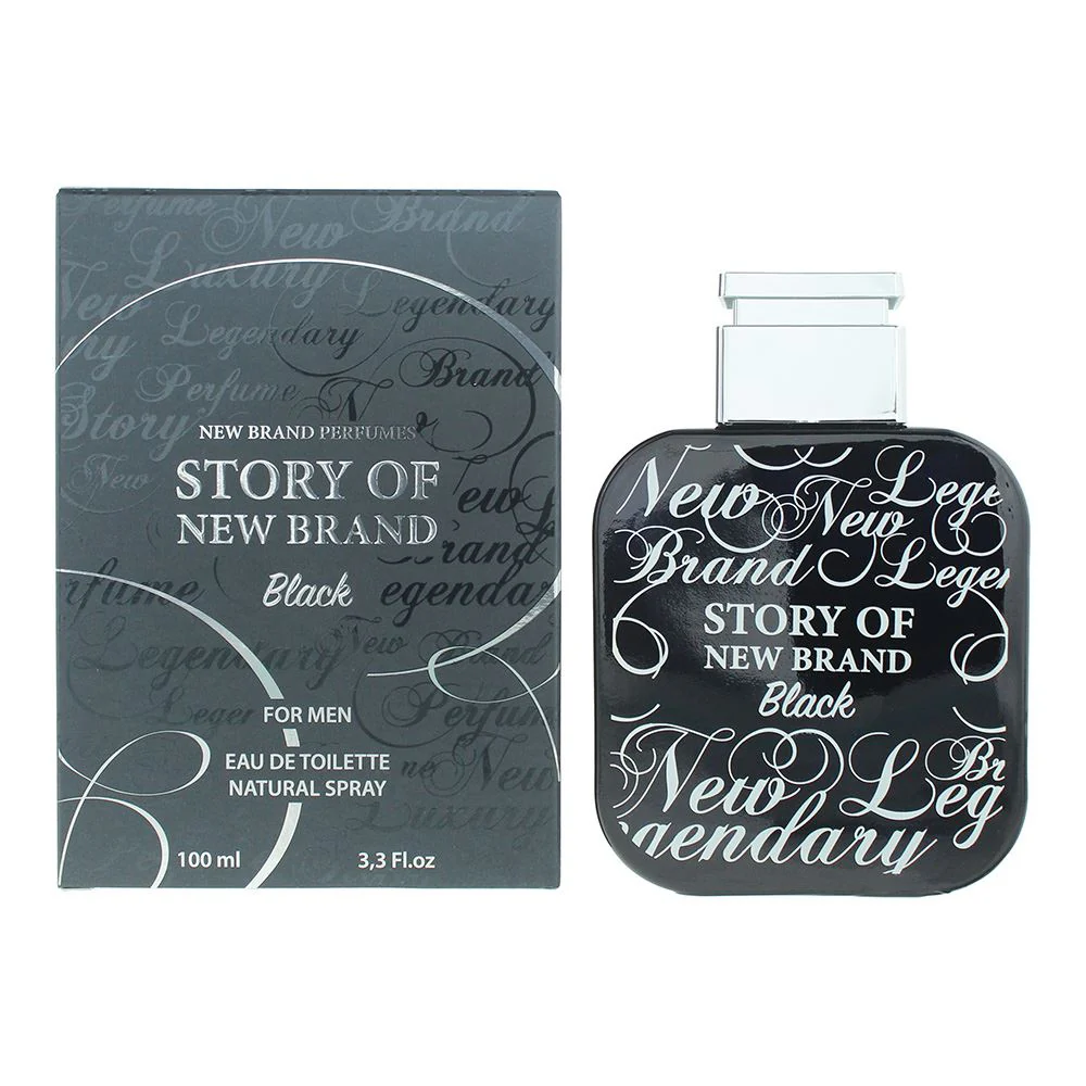 New Brand Story Of New Brand Black For Men Eau De Toilette 100ml For Men