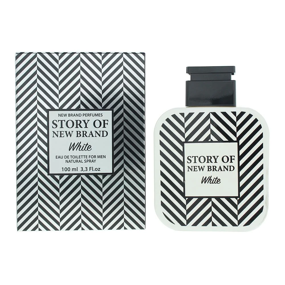 New Brand Story Of New Brand White For Men Eau De Toilette 100ml For Men