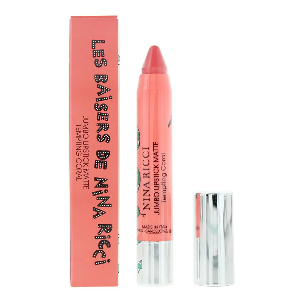 Nina Ricci Jumbo Matte Tempting Coral Lipstick 2.5g For Women