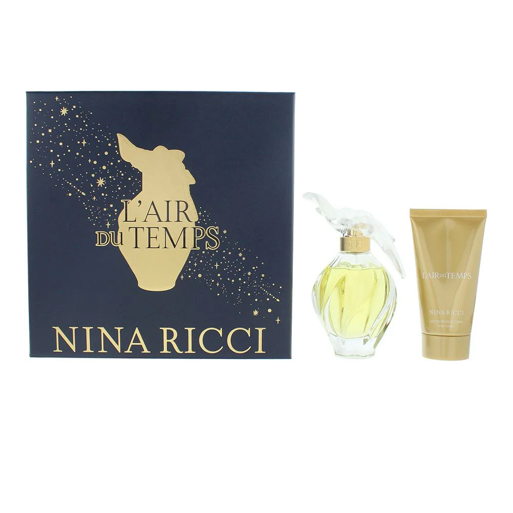 Nina Ricci L'Air du Temps 2pc Gift Set EDT 100ml  Body Lotion 75ml Women