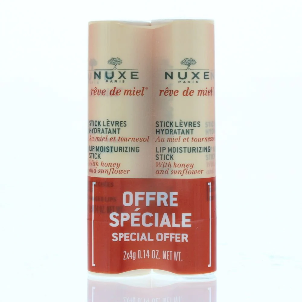 Nuxe Reve de Miel Lip Moisturizing Stick With Honey And Sunflower Gift Set Women