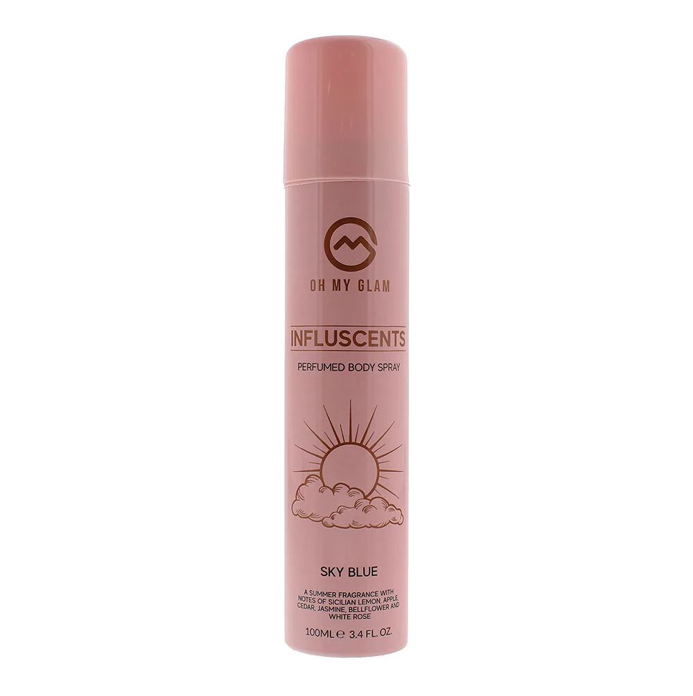 Oh My Glam Influscents Sky Blue Body Spray 100ml For Women