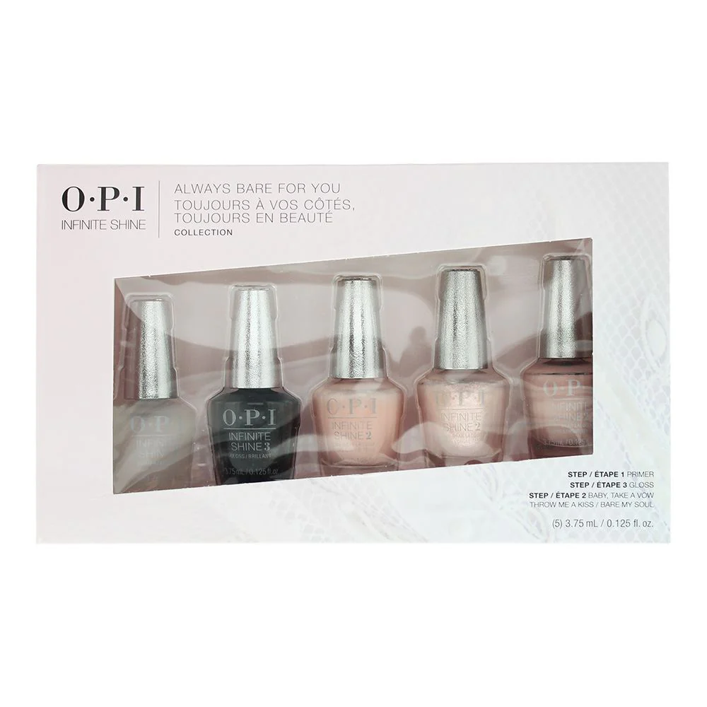 OPI Infinite Shine Gift Set Nail Polish Mini 5 X 3.75ml