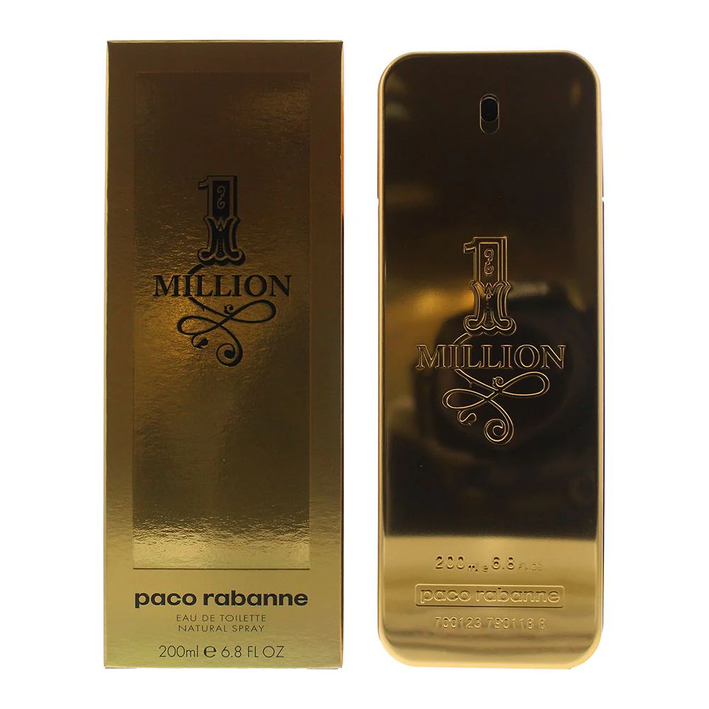 Paco Rabanne 1 Million Eau de Toilette 200ml Men Spray