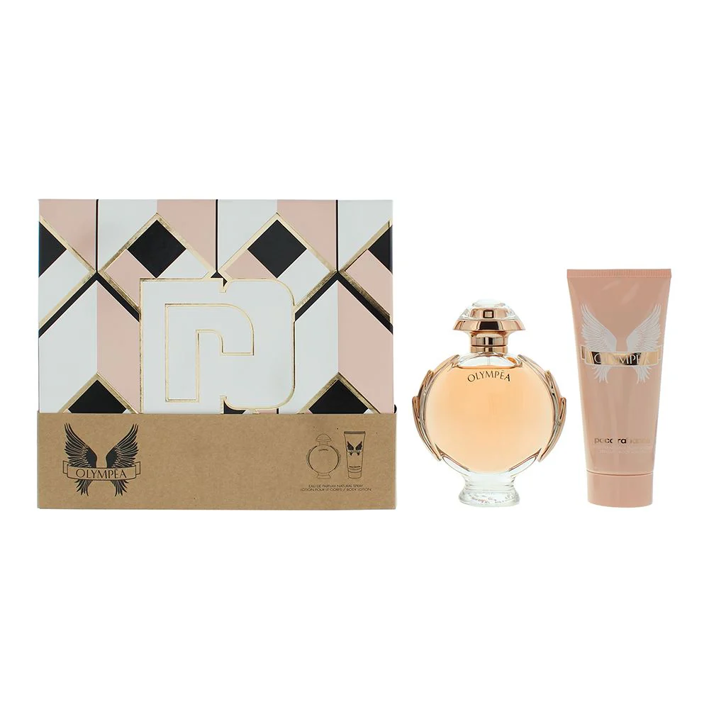Paco Rabanne OlympEa 2 Piece Gift Set: EDP 80ml - Body Lotion 100ml For Women