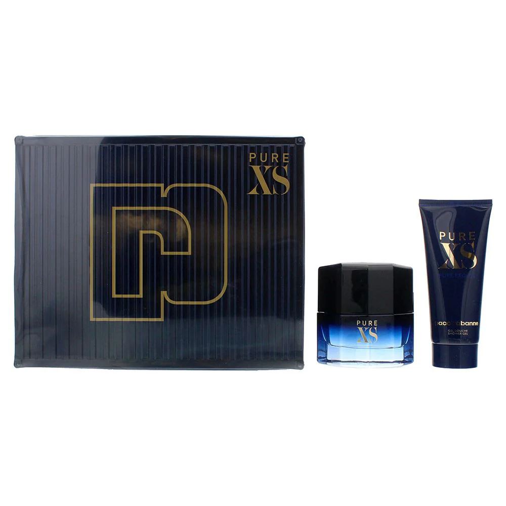 Paco Rabanne Pure XS EDT 2 Piece Gift Set: EDT 50ml - Shower Gel 100ml Men