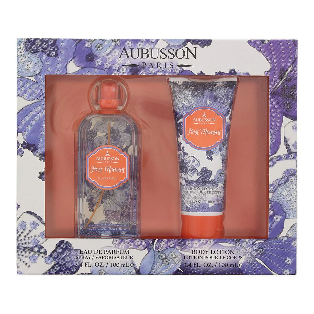 Parfums Aubusson First Moment 2 Piece Gift Set: EDP 100ml - Body Lotion 100ml