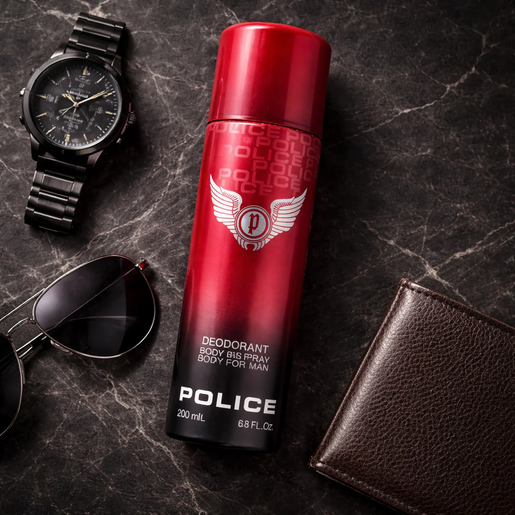 Police Instinct Deodorant Body Spray for Men - Pack of 3 - Image 4