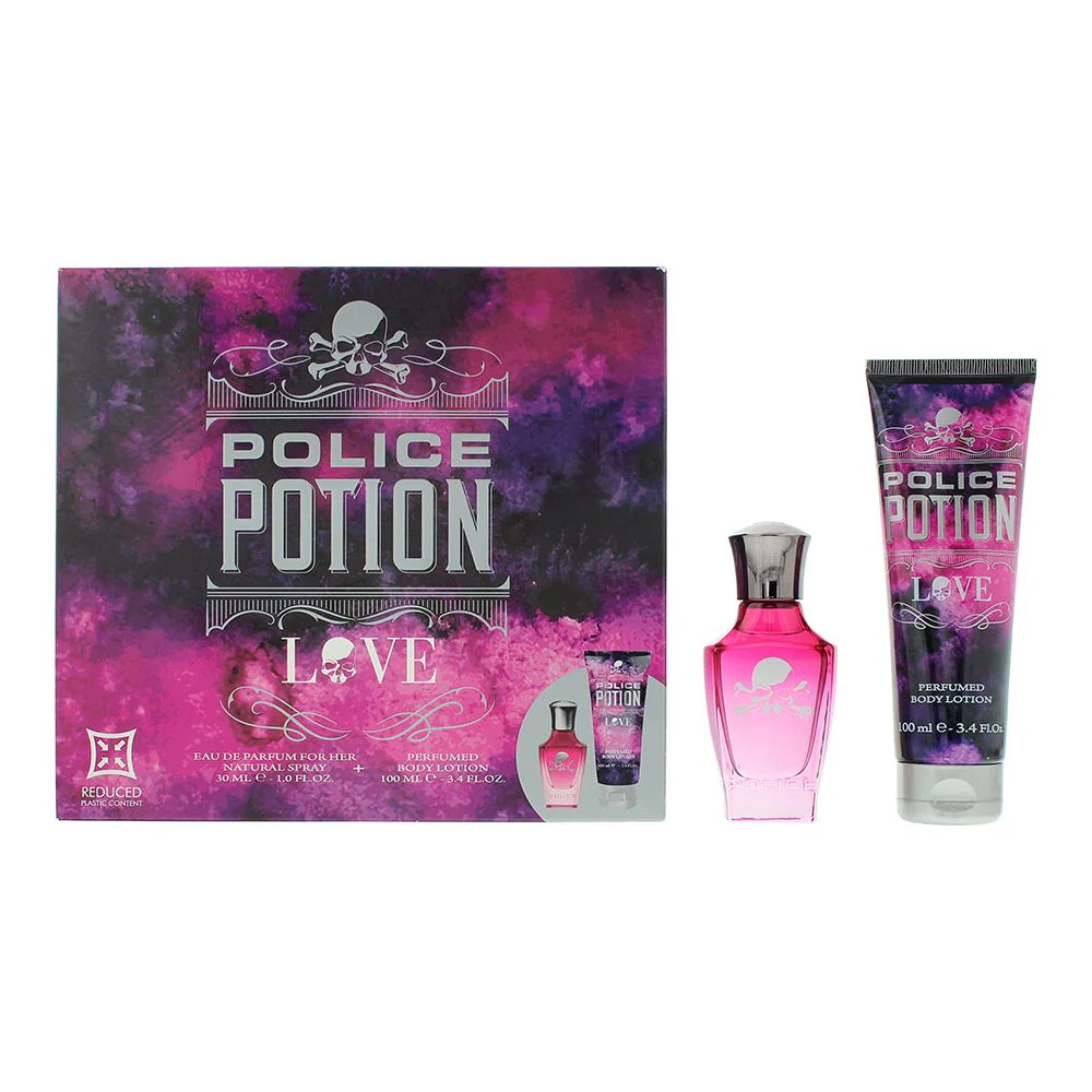 Police Potion Love 2 Pcs Gift Set: EDP 30ml - Body Lotion 100ml Women Spray
