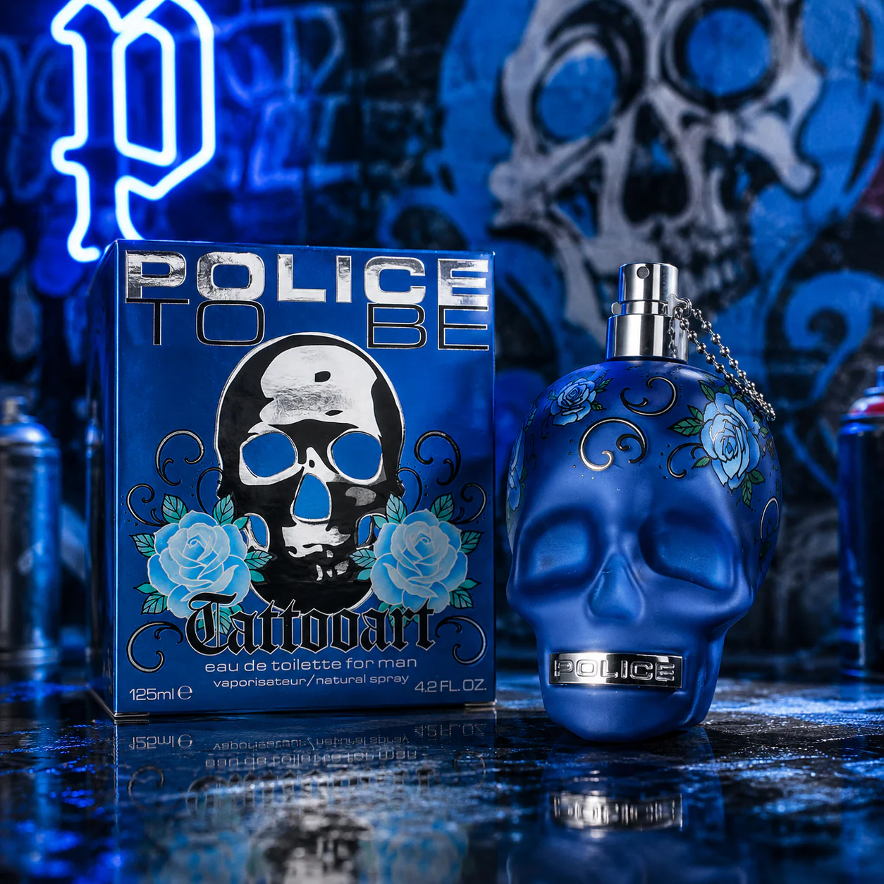 Police To Be Tatoo Art Eau de Toilette 125ml Men Spray - Image 4