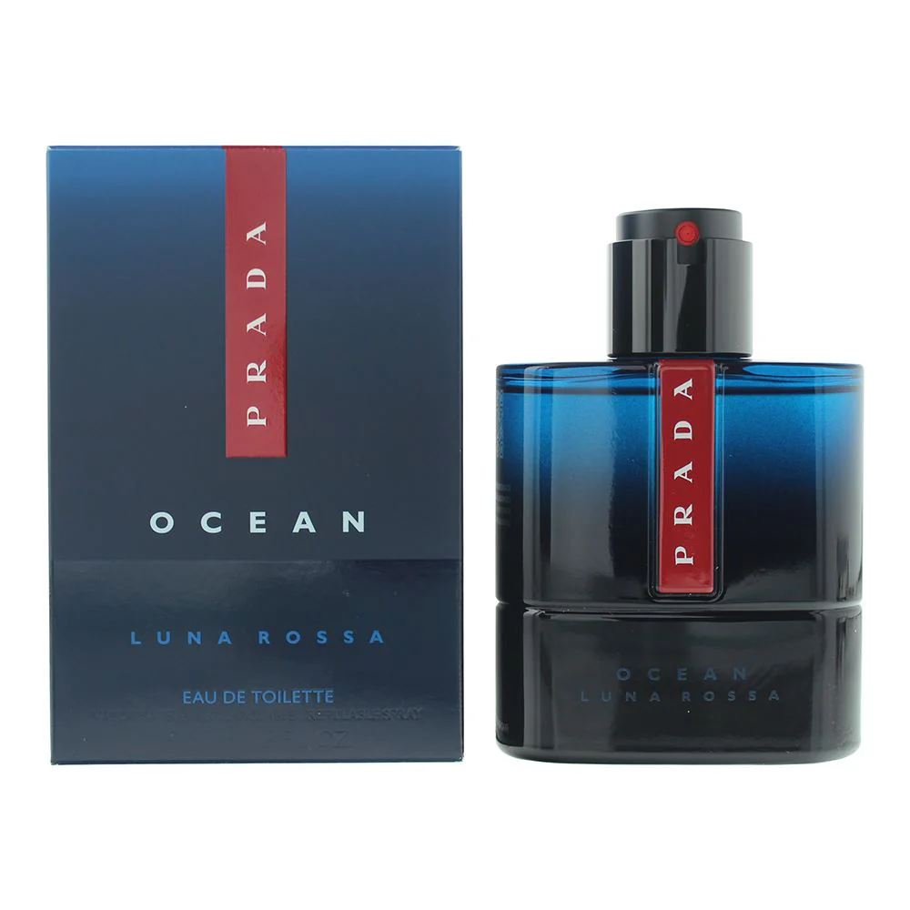 Prada Luna Rossa Ocean EDT 50ml Spray For Men Brand NEW Him Brand NEW