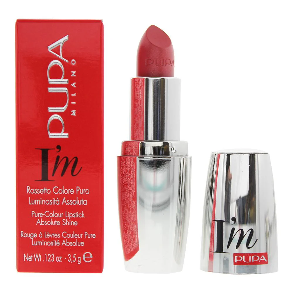 Pupa I'm Pure-Colour 205 Frosted Apricot Lipstick 3.5g For Women