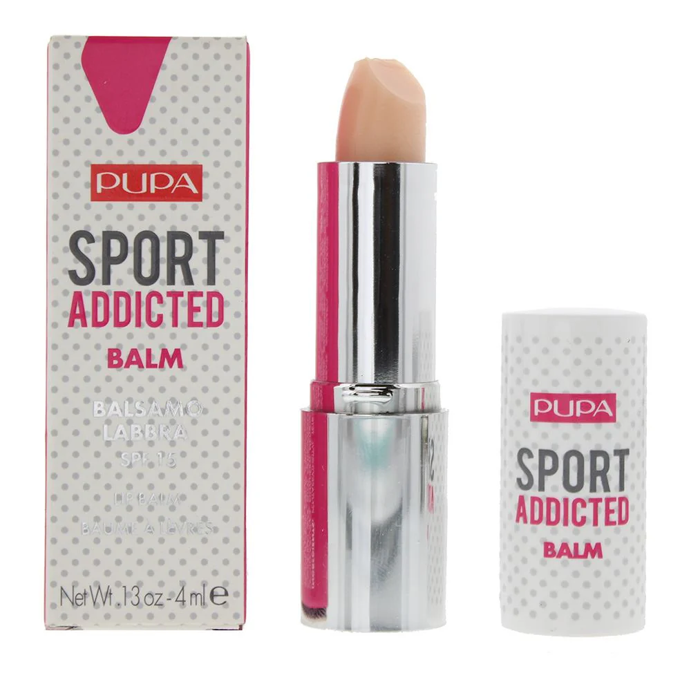 Pupa Sport Addicted 001 Pure Vanilla Lip Balm 4ml For Women