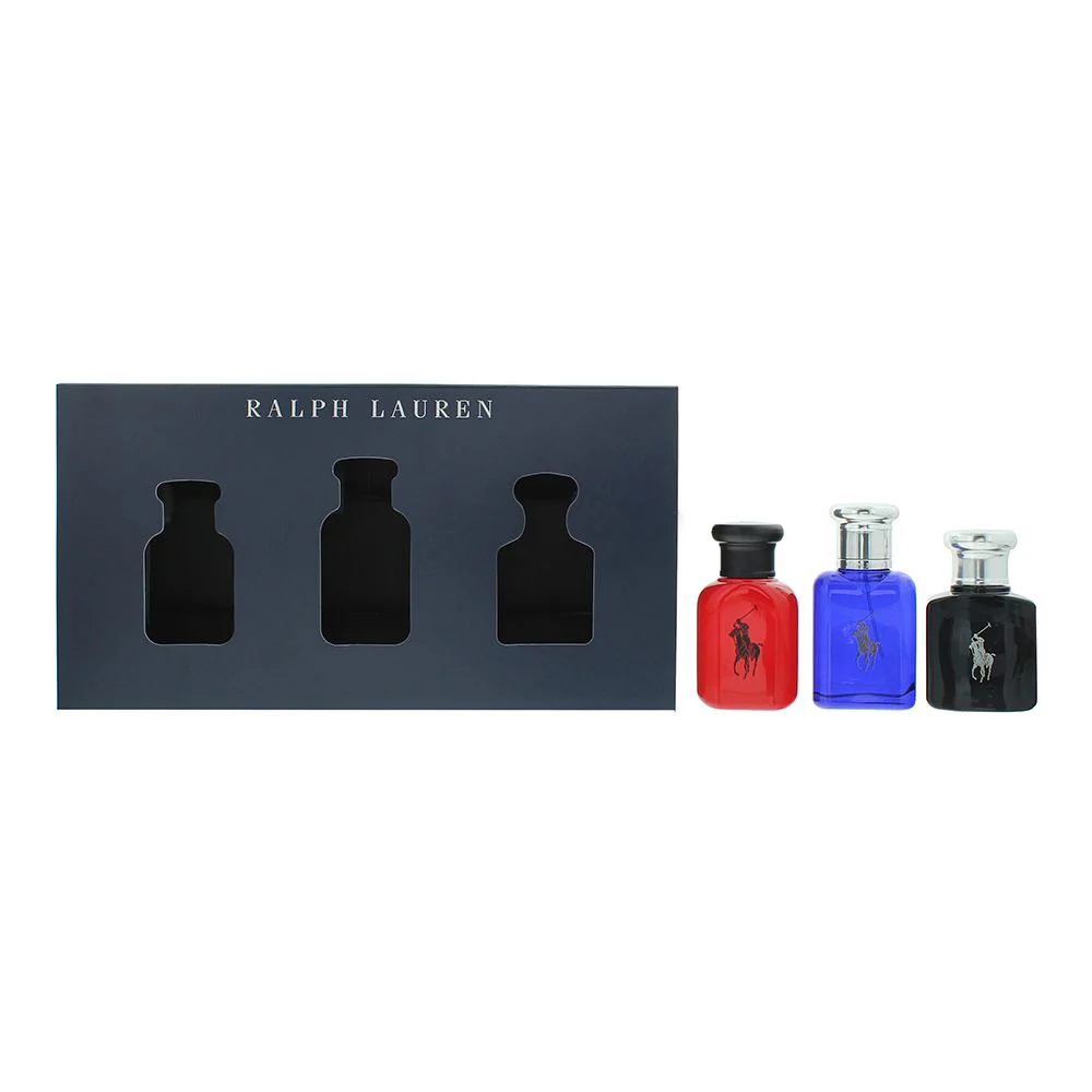Ralph Lauren Polo 3 Piece Gift Set Mens Spray