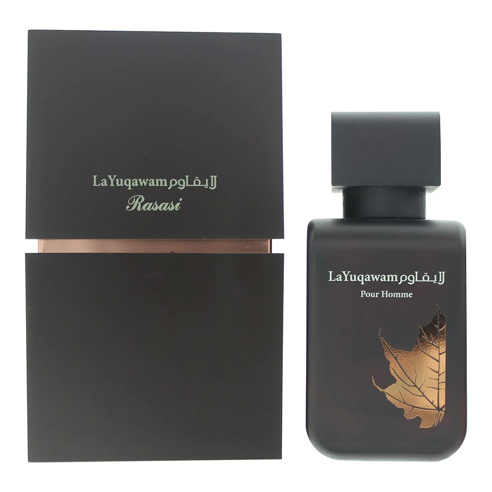 Rasasi La Yuqawam Pour Homme EDP 75ml Spray For Men Brand NEW Him Brand NEW