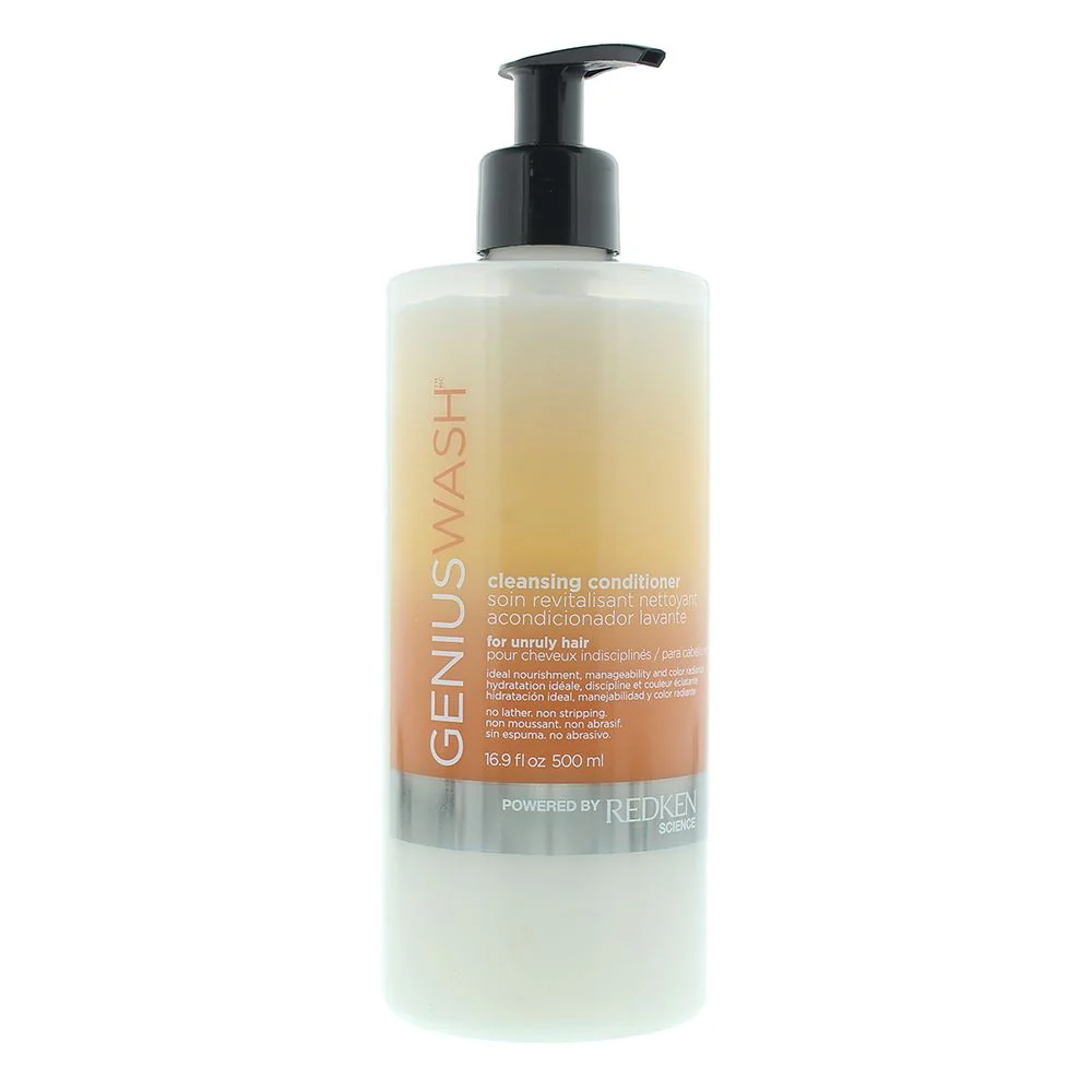Redken Genius Wash Cleansing For Unruly Hair Conditioner 500ml Women