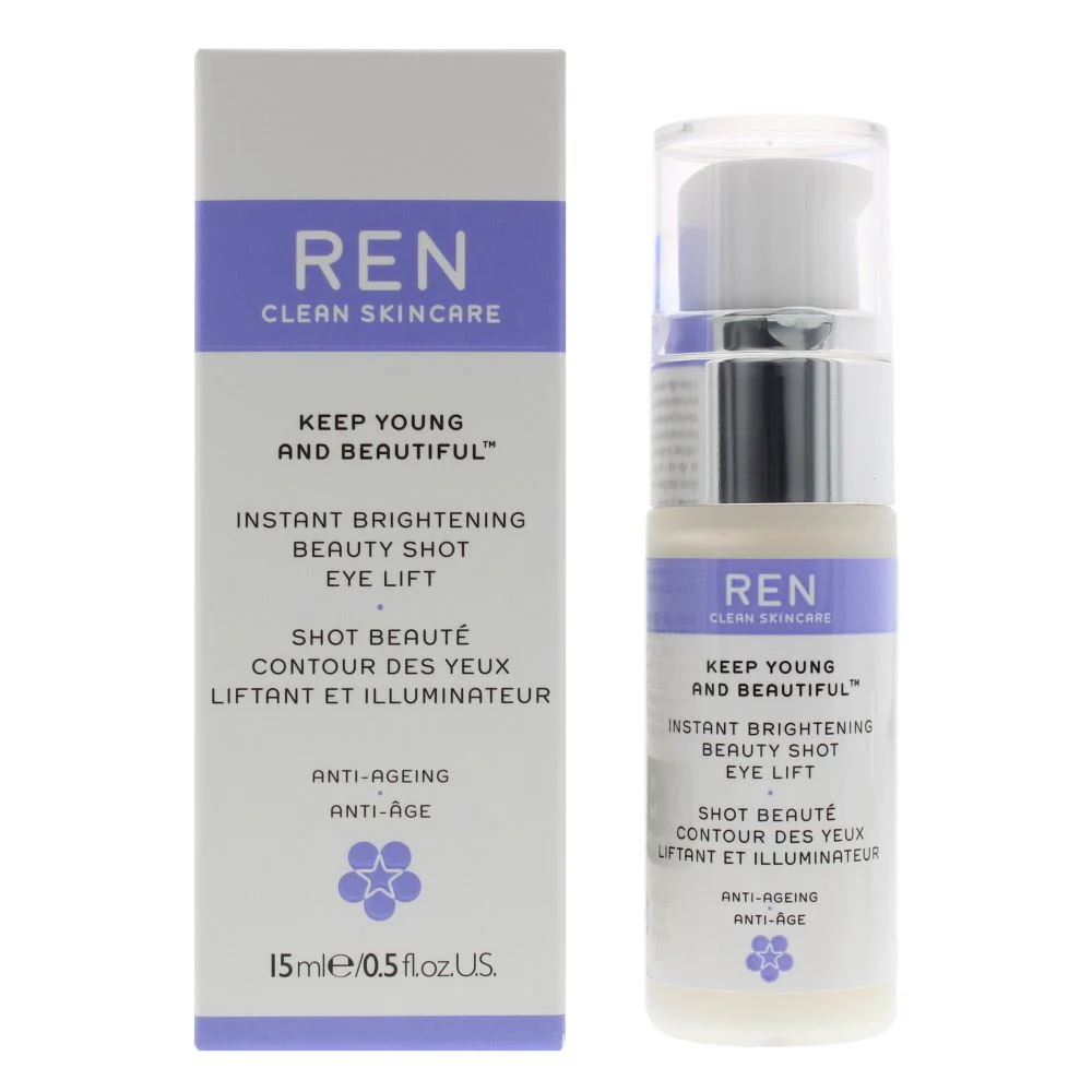 Ren Keep Young Beautiful Instant Brightening Beauty Shot Eye Lift Eye Serum 15ml