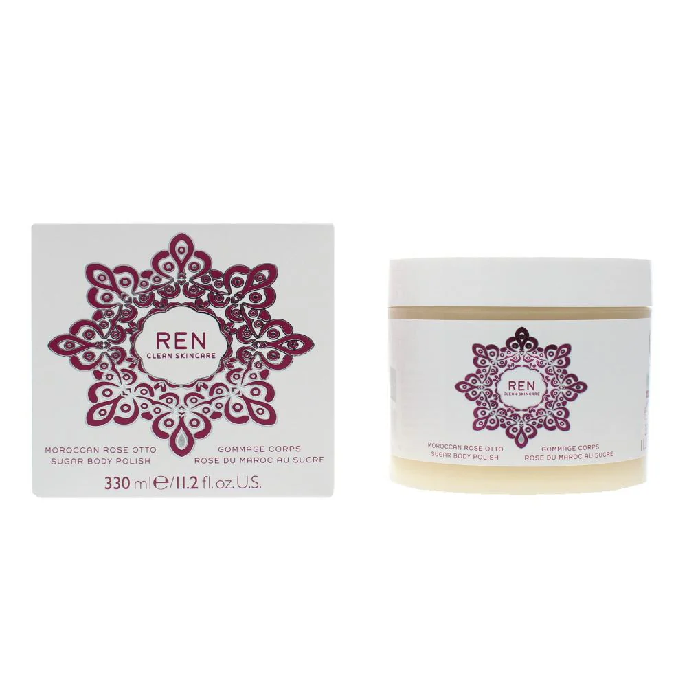 Ren Moroccan Rose Otto Sugar Body Polish 330ml For Women