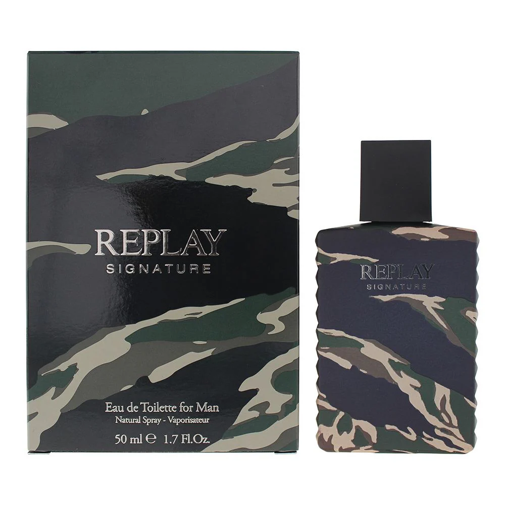Replay Signature For Man Eau de Toilette 50ml Men Spray