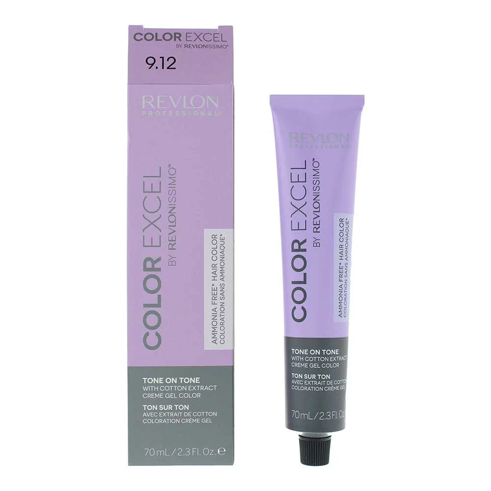 Revlon Color Excel By Revlonissimo 9.12 Very Light Ash Iridescent Blonde Hair Colour 70ml For Women