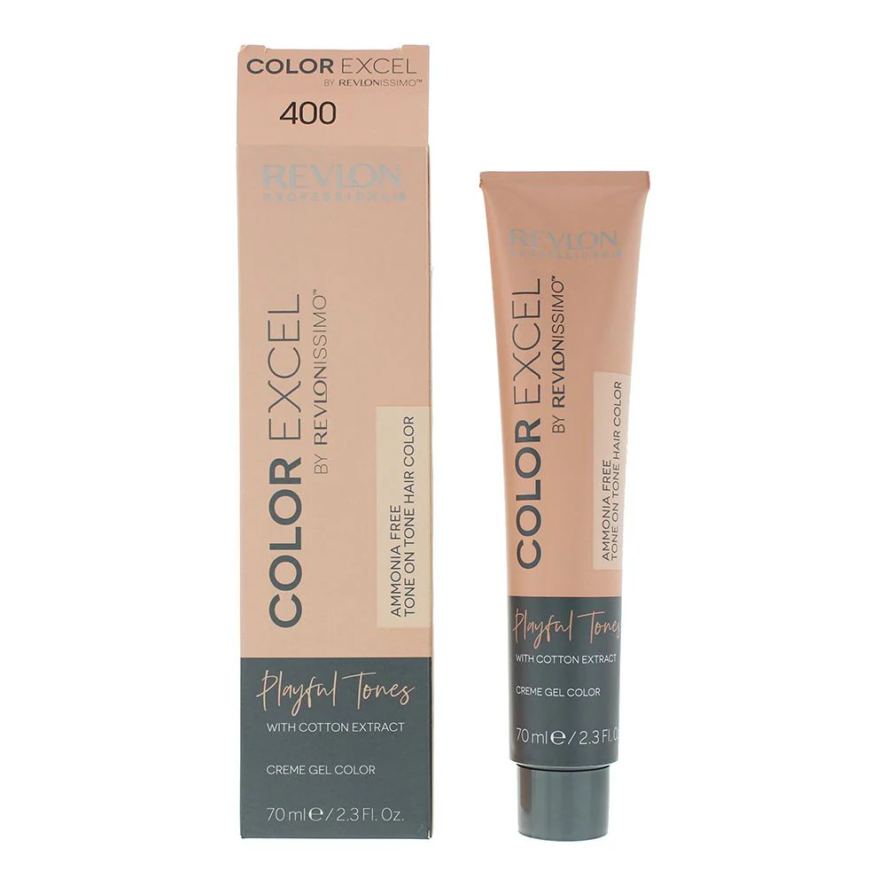 Revlon Color Excel Playful Tones 400 Creme Gel Color 70ml For Women