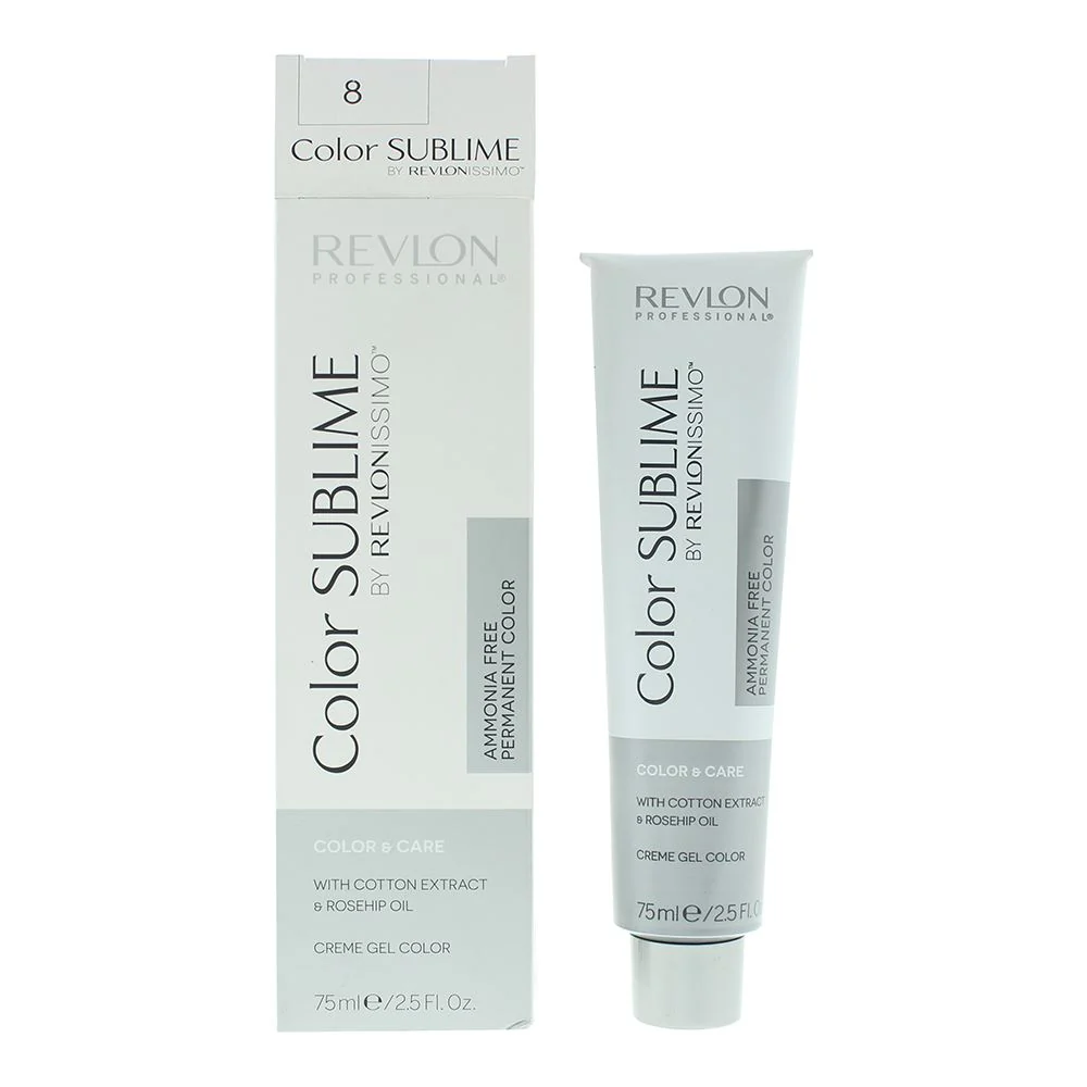Revlon Color Sublime 8 Light Blonde Hair Colour 75ml For Women Her Brand NEW