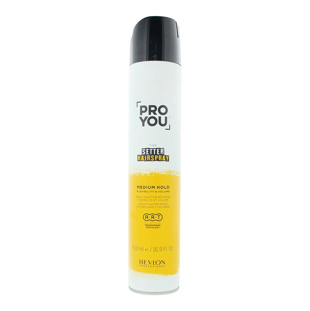 Revlon Proyou The Setter Medium Hold Hair Spray 500Ml for Women