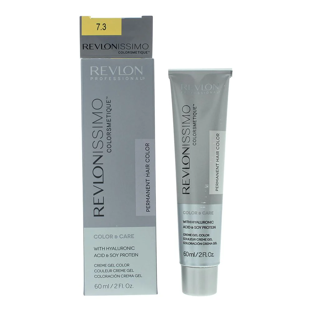 Revlon Revlonissimo Colorsmetique 7.3 Golden Blonde Hair Colour 60ml For Women
