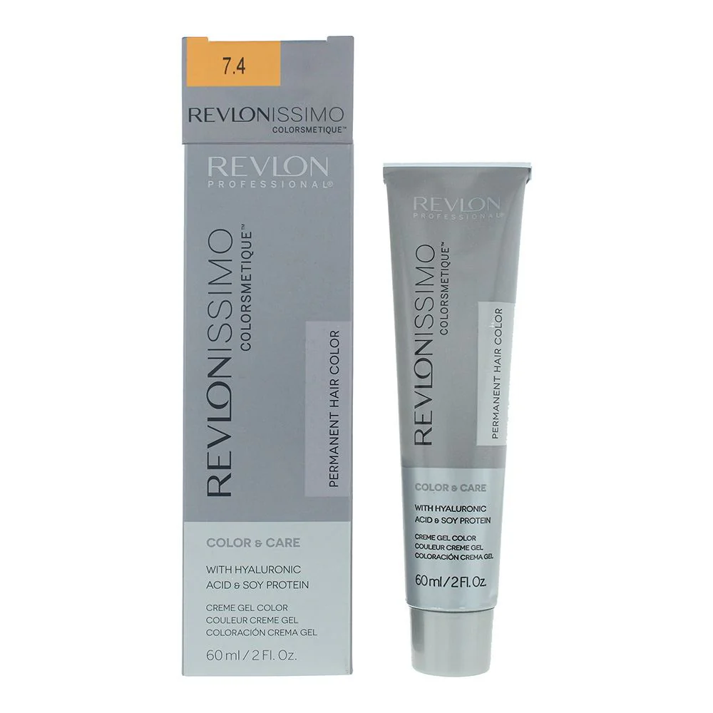 Revlon Revlonissimo Colorsmetique 7.4 MEDIUM COPPER BLONDE Hair Colour 60ml For Women