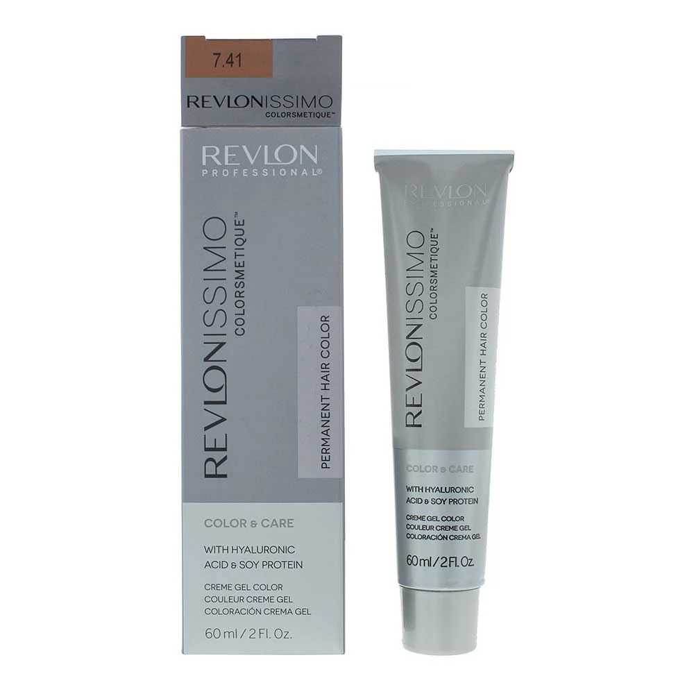 Revlon Revlonissimo Colorsmetique 7.41 Hazel Blonde Hair Colour 60ml For Women