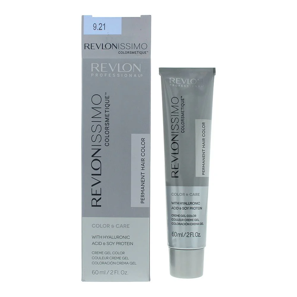 Revlon Revlonissimo Colorsmetique 9.21 Very Light Iridescent Ash Blonde Hair Colour 60ml For Women