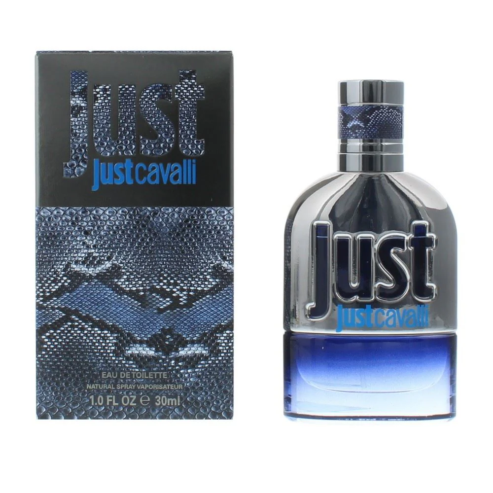 Roberto Cavalli Just Cavalli M Eau de Toilette 30ml Men Spray New