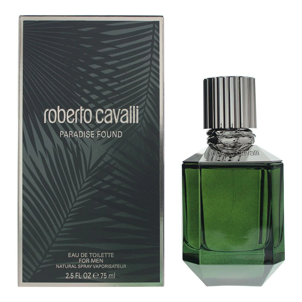Roberto Cavalli Paradise Found For Men Eau de Toilette 75ml Men Spray
