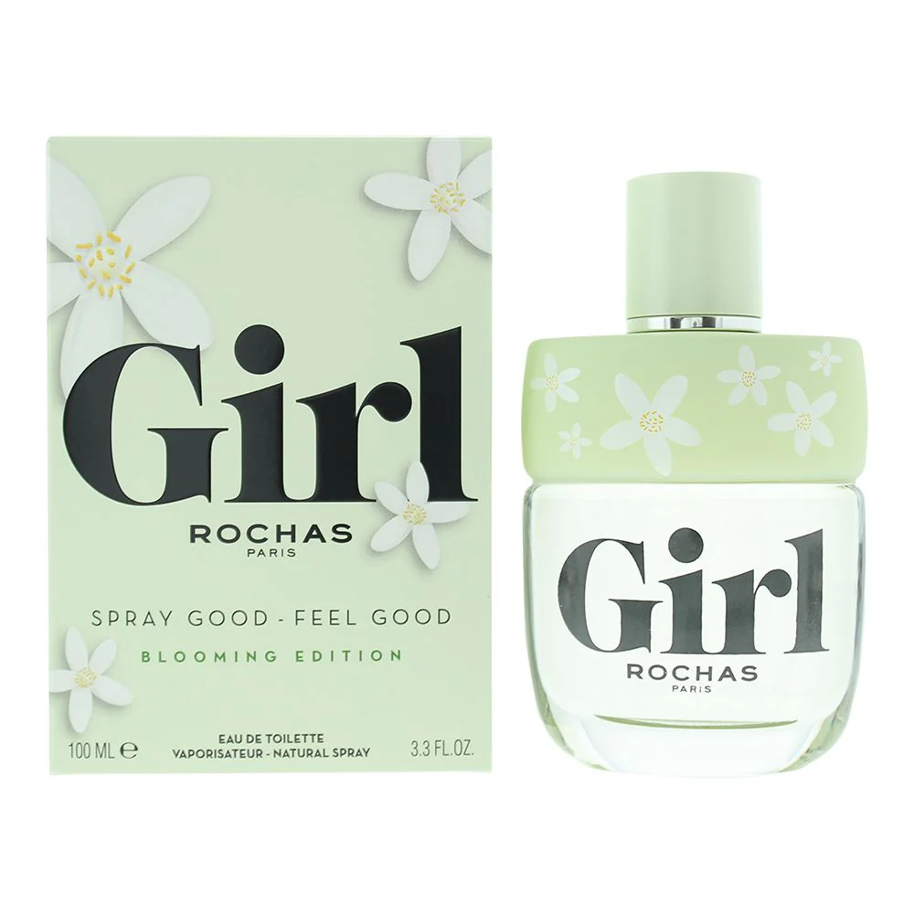Rochas Girl Blooming Eau de Toilette 100ml Spray For Her Women