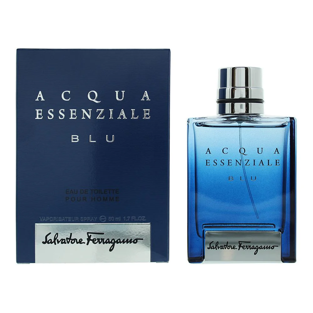 Salvatore Ferragamo Acqua Essenziale Blu Eau de Toilette 50ml Men Spray