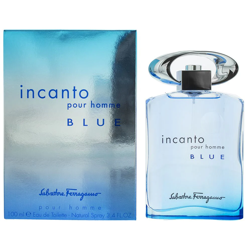 Salvatore Ferragamo Incanto Pour Homme Blue Eau de Toilette 100ml Men Spray